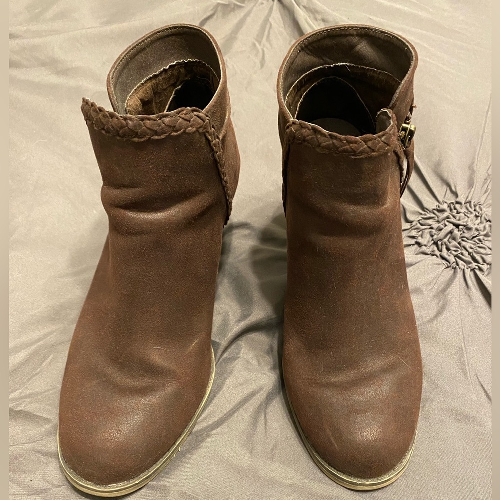Cute brown booties
